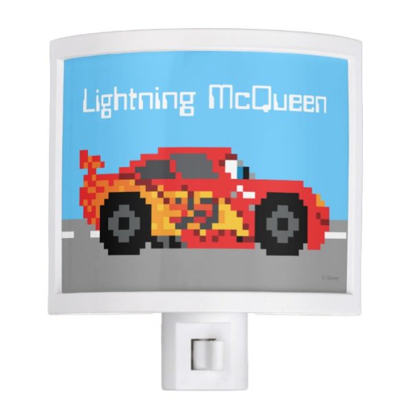 8-Bit Lightning McQueen Night Light