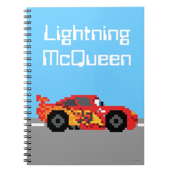 8-Bit Lightning McQueen Notebook