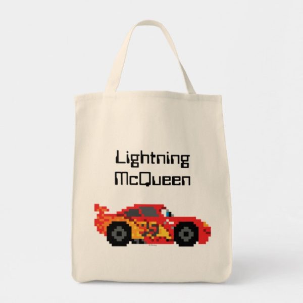 8-Bit Lightning McQueen Tote Bag