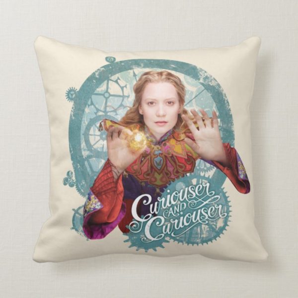 Alice | Curiouser and Curiouser 2 Throw Pillow