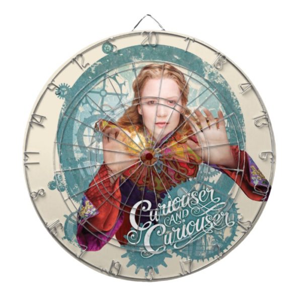 Alice | Curiouser and Curiouser Dartboard With Darts