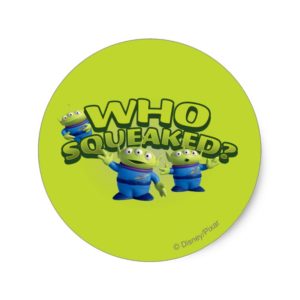 Aliens: Who Squeaked Classic Round Sticker
