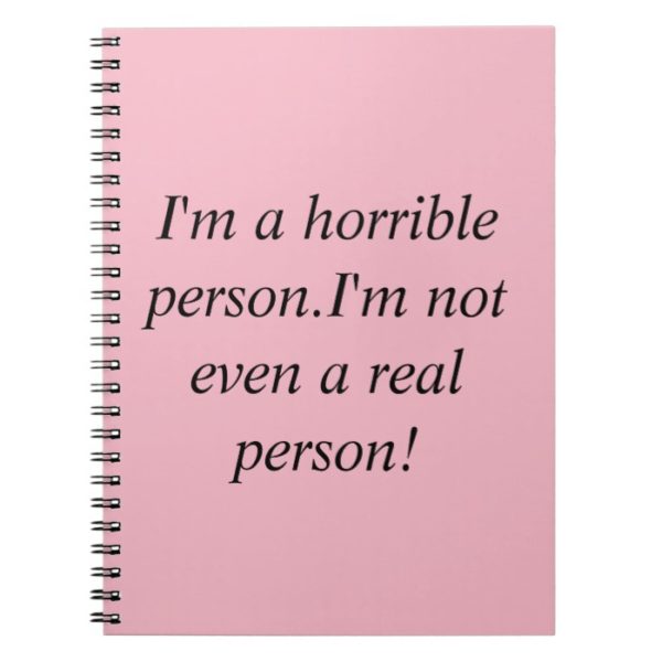 Allison quote from Orphan Black horrible person Notebook