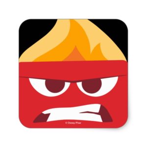 Anger Square Sticker