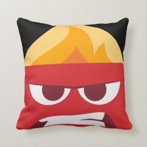 Anger Throw Pillow