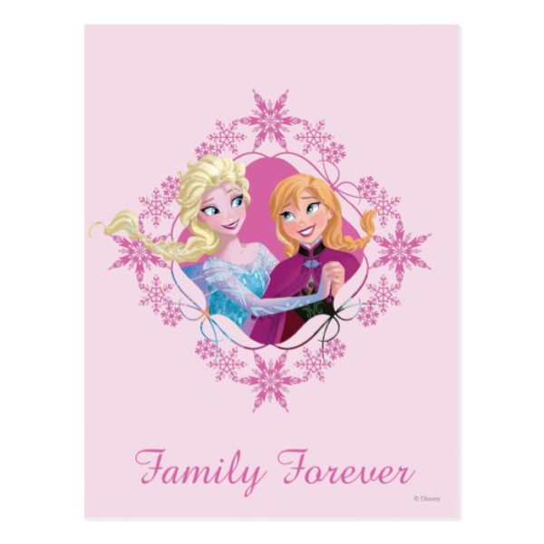 Anna and Elsa | Family Forever Postcard