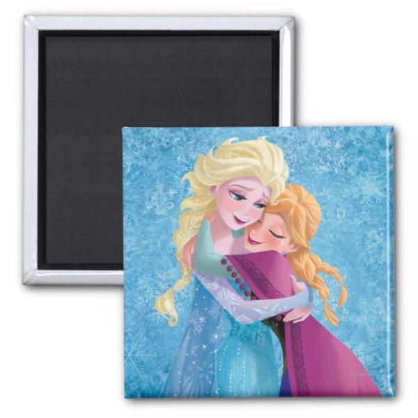 Anna and Elsa | Hugging Magnet