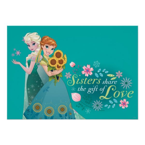 Anna and Elsa | Sister Love Poster