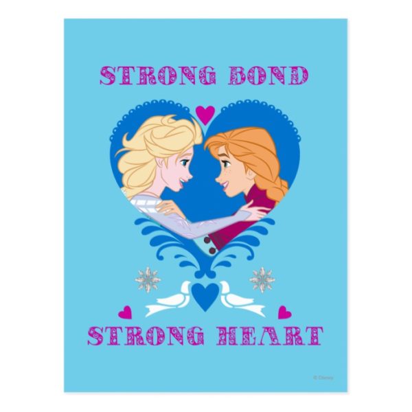 Anna and Elsa | Strong Bond, Strong Heart Postcard