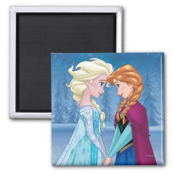 Anna and Elsa | Together Forever Magnet