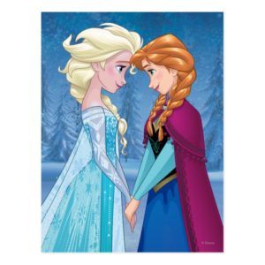 Anna and Elsa | Together Forever Postcard