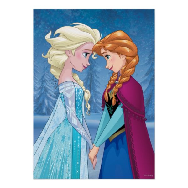 Anna and Elsa | Together Forever Poster