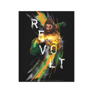 Aquaman | Aquaman "Revolt" Refracted Graphic Canvas Print