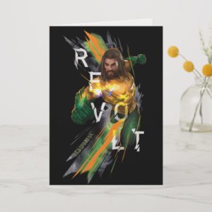 Aquaman | Aquaman "Revolt" Refracted Graphic Card