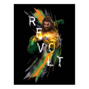 Aquaman | Aquaman "Revolt" Refracted Graphic Postcard