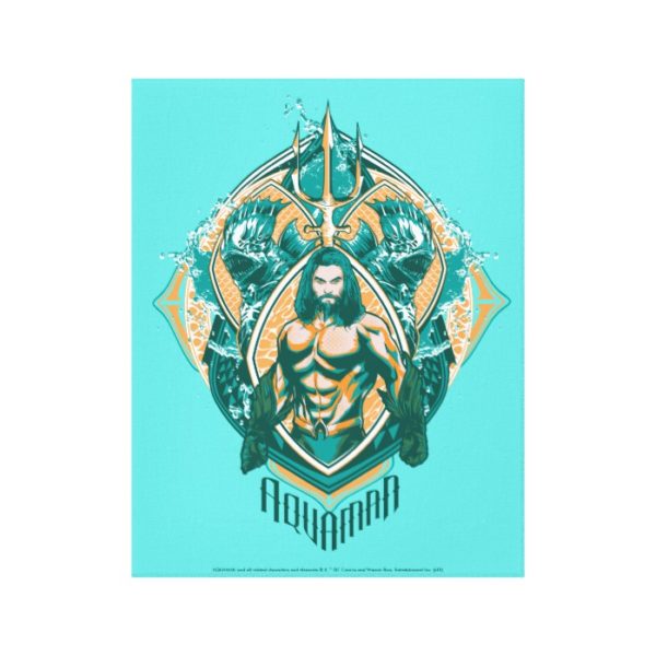 Aquaman | Aquaman & Trenchers Graphic Canvas Print