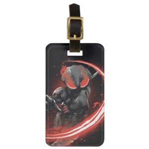 Aquaman | Black Manta Red Swipe Graphic Bag Tag