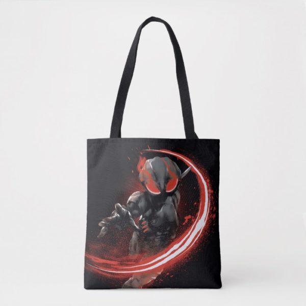 Aquaman | Black Manta Red Swipe Graphic Tote Bag