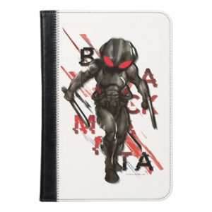 Aquaman | Black Manta Scattered Typography Graphic iPad Mini Case
