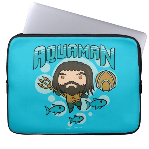 Aquaman | Chibi Aquaman Undersea Graphic Computer Sleeve