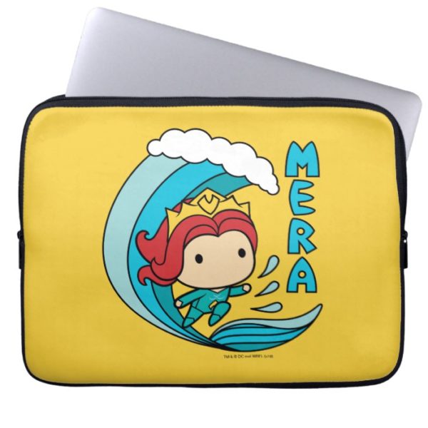 Aquaman | Chibi Mera Riding Wave Graphic Computer Sleeve