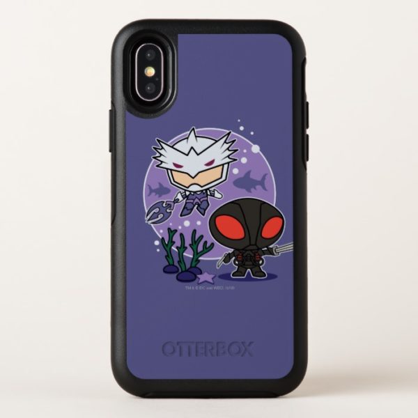 Aquaman | Chibi Orm & Black Manta Undersea Graphic OtterBox iPhone Case