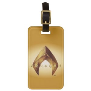 Aquaman | Golden Aquaman Logo Bag Tag