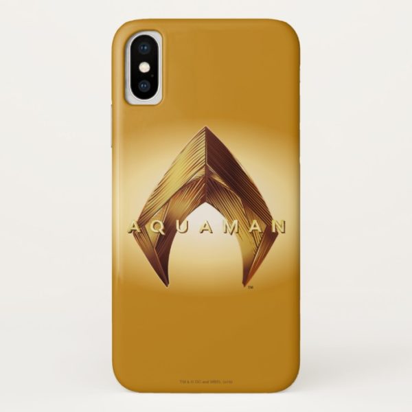 Aquaman | Golden Aquaman Logo Case-Mate iPhone Case