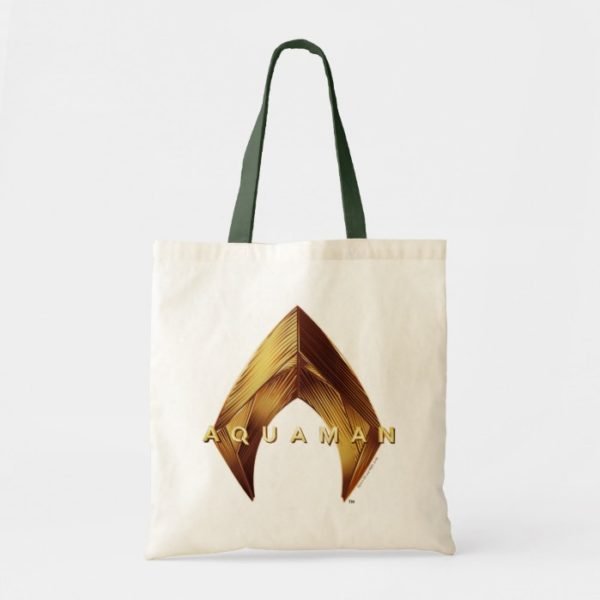 Aquaman | Golden Aquaman Logo Tote Bag