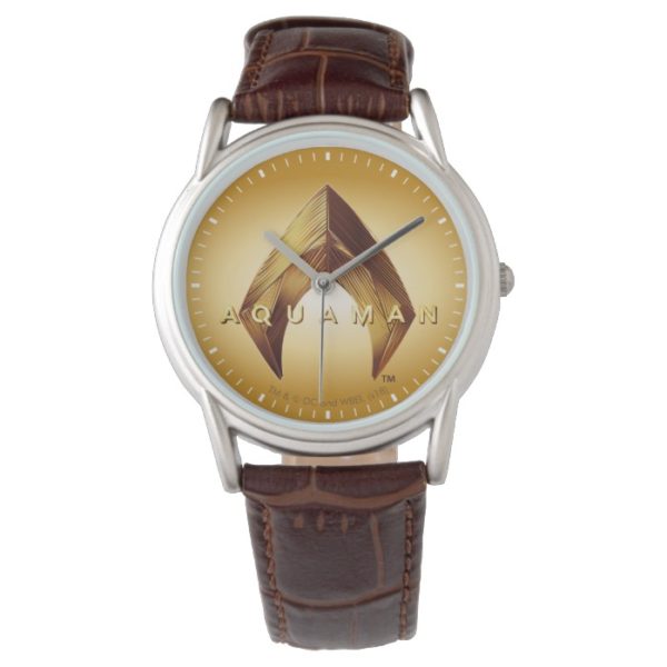 Aquaman | Golden Aquaman Logo Watch