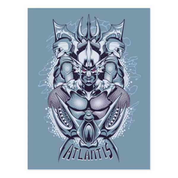Aquaman | King Orm of Atlantis Graphic Postcard