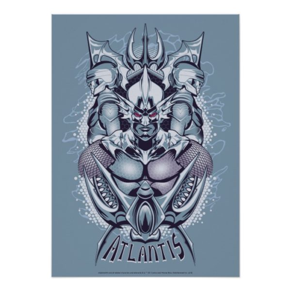 Aquaman | King Orm of Atlantis Graphic Poster
