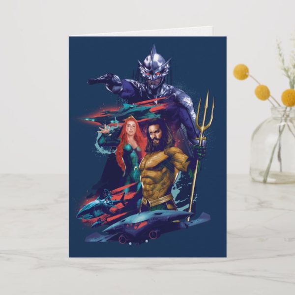 Aquaman | King Orm Versus Mera & Aquaman Card