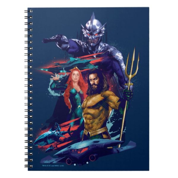 Aquaman | King Orm Versus Mera & Aquaman Notebook