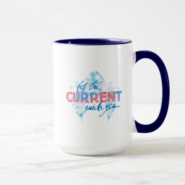 Aquaman | "Let The Current Guide You" Logo Graphic Mug