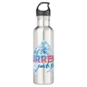 Aquaman | "Let The Current Guide You" Logo Graphic Stainless Steel Water Bottle