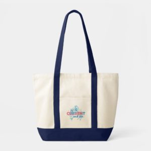 Aquaman | "Let The Current Guide You" Logo Graphic Tote Bag