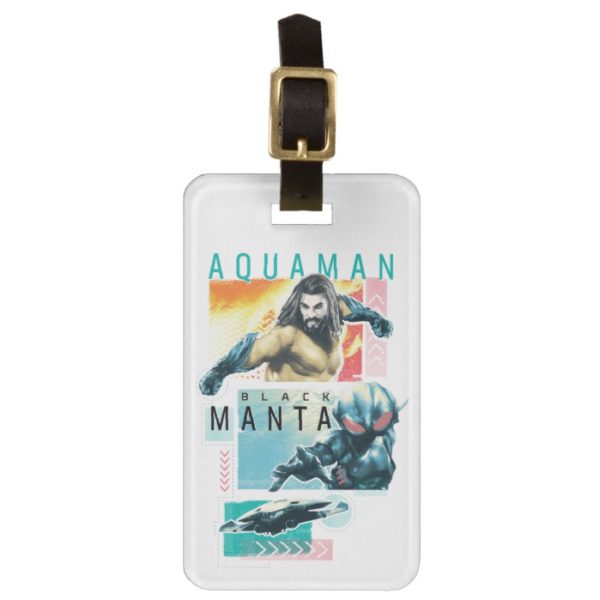 Aquaman | Modernist Aquaman & Black Manta Graphic Bag Tag