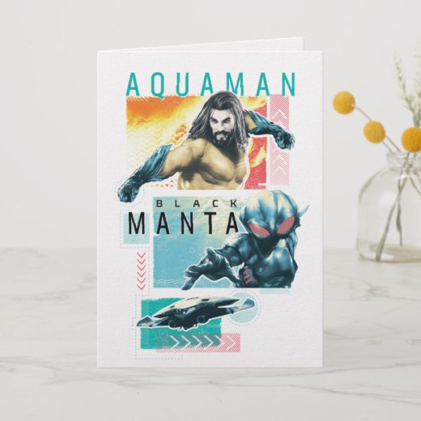 Aquaman | Modernist Aquaman & Black Manta Graphic Card