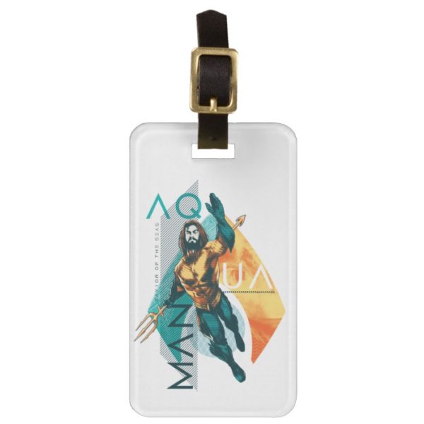 Aquaman | Modernist Aquaman Collage Bag Tag