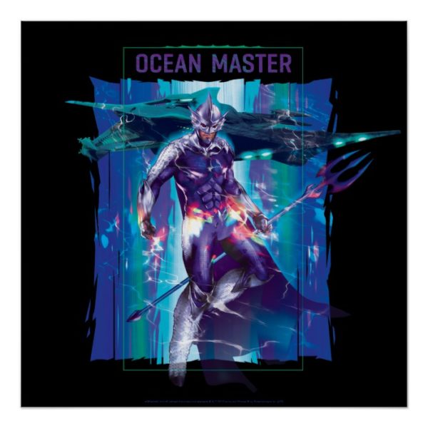 Aquaman | Ocean Master King Orm Refracted Graphic Poster