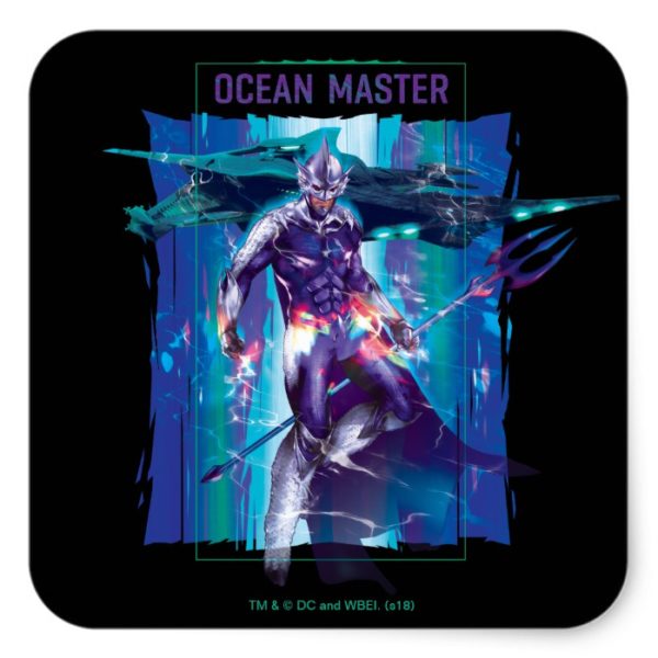 Aquaman | Ocean Master King Orm Refracted Graphic Square Sticker