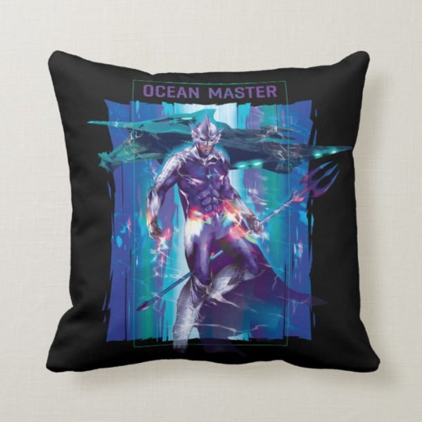 Aquaman | Ocean Master King Orm Refracted Graphic Throw Pillow