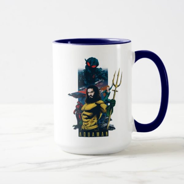 Aquaman | Orin, Mera, and Black Manta Graphic Mug