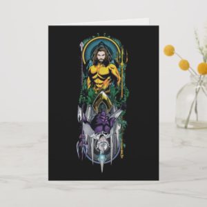 Aquaman | Orin & Orm Reversible Art Nouveau Panel Card