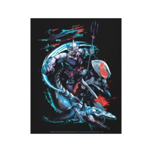 Aquaman | Orm, Black Manta, Tylosaur, & Ships Canvas Print