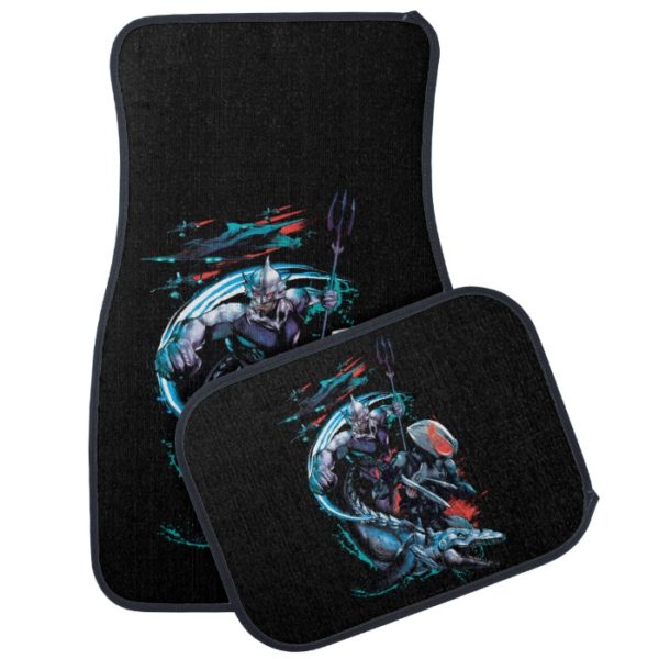 Aquaman | Orm, Black Manta, Tylosaur, & Ships Car Floor Mat