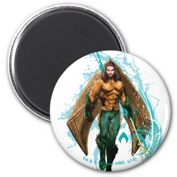 Aquaman | Prince Orin With Aquaman Logo Magnet