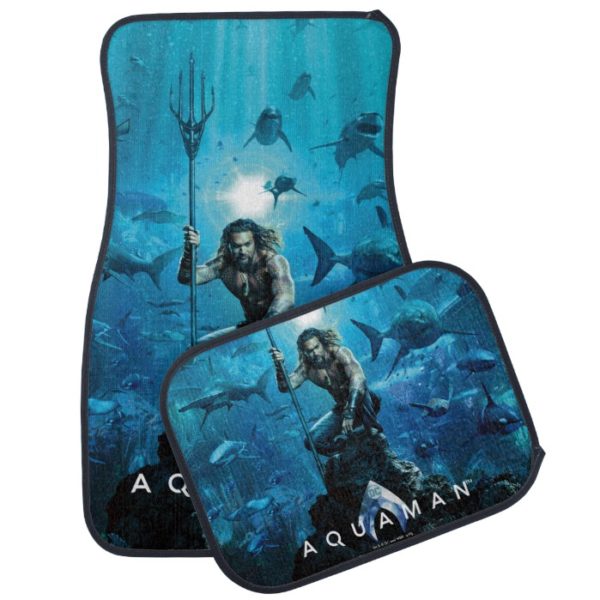 Aquaman | Prince Orin With Aquatic Animals Car Floor Mat