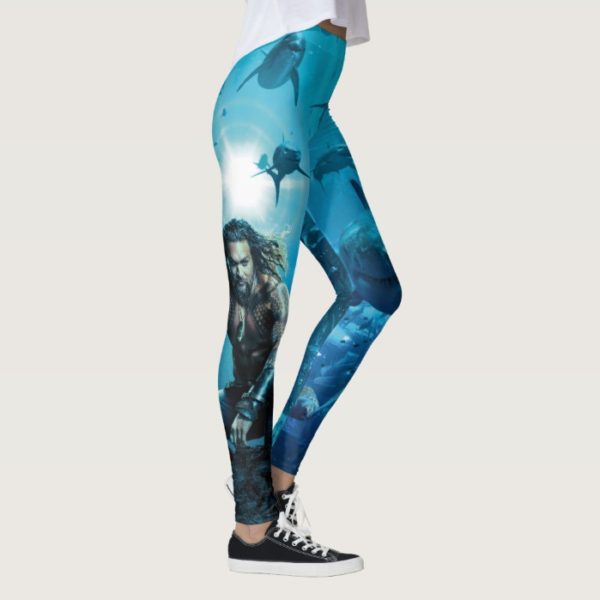 Aquaman | Prince Orin With Aquatic Animals Leggings